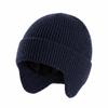 Windproof Knitted Hat Thickened Cold-proof Hat New Earflap Beanie Hat  Unisex