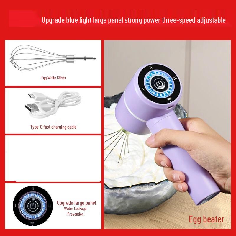 Zhishi Wireless Electric Hand Mixer