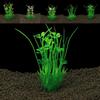 Green Artificial Aquarium Plants 13cm Water Weeds Ornament Aquatic Green Plant Landscape