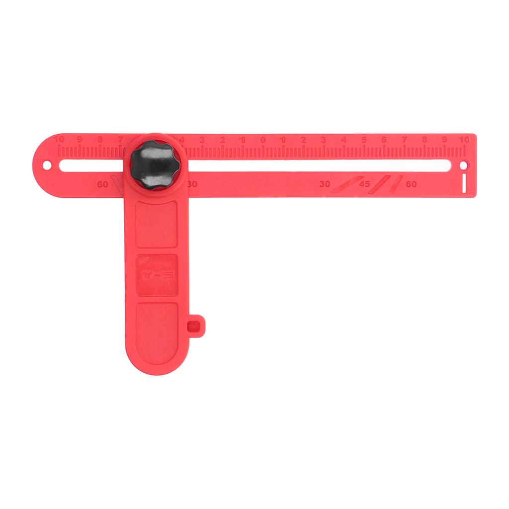Plastic Angle Measuring Ruler Adjustable DIY Angle Finder Protractor for Woodworking and Home Improvement