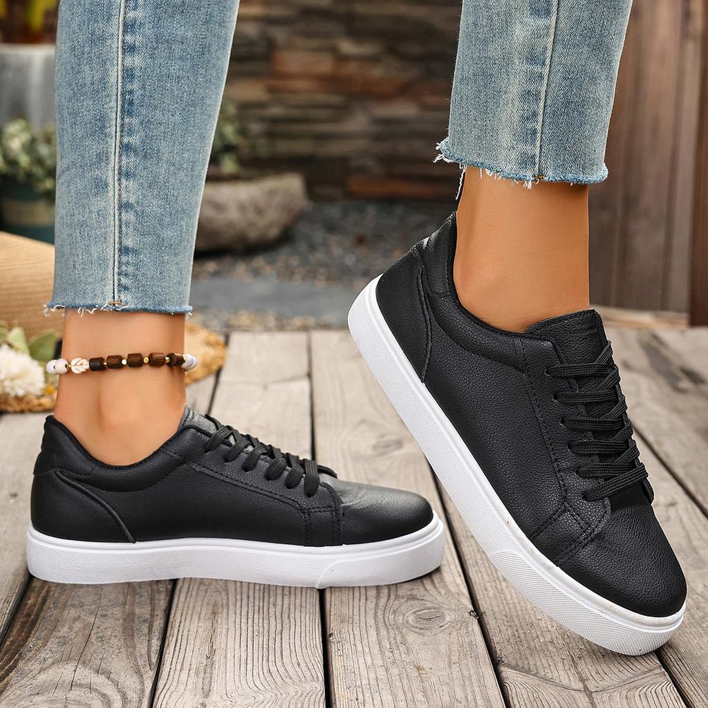*Spring Autumn New Round Toe Comfortable Casual Sports Shoes Fashionable and Sexy Lace Up Hot Selling Walking Shoes for Women