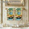 Frog Rainy Forest Bath Towel, Woodland Creature Print, Soft Absorbent Kids Towel for Daily Wash