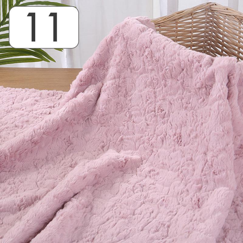 25x50cm Embossed Microfiber Plush Faux Fur Fabric Imitation Rabbit Fur Fabric For DIY Doll Garment Patchwork Sewing Material