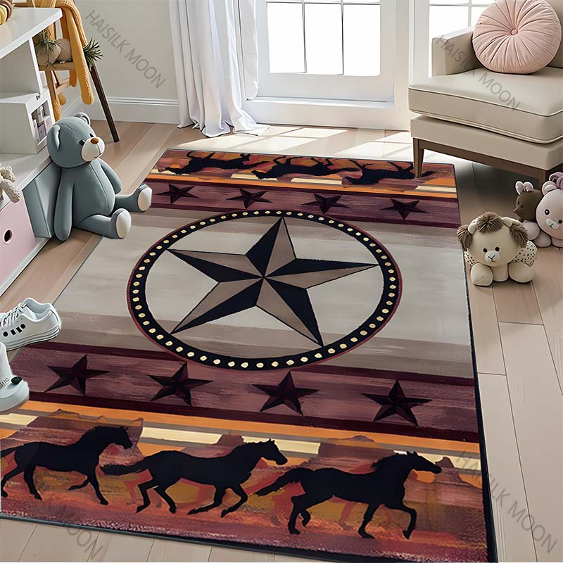 1PC Vintage Pentagram Carpet Suitable for Bedroom, Living Room, Children's Room, Dance Studio, Comfortable & Durable Yoga Mat
