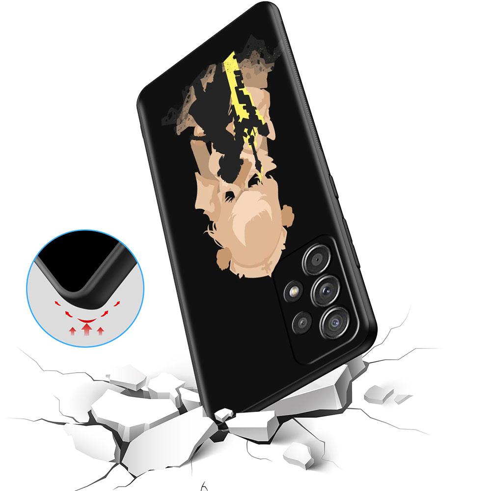 Genshin Impact Anime Funda Pro Samsung A51 A71 A12 A21s Pouzdro pro Galaxy A31 A32 A52 A02s A11 A72 A41 Matný měkký kryt telefonu