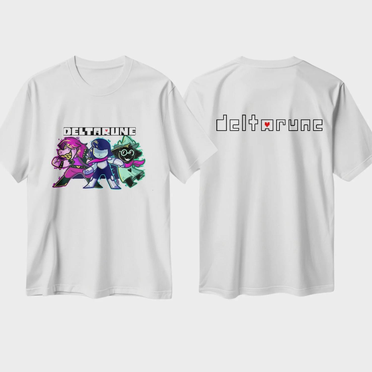 

Deltarune Kris Game T-shirt Gift Graphic Unisex Casual Cotton Round Neck Men Women Streetwear Tees Short Sleeve Breathable XXXXXL чорний