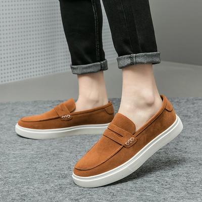 Fashion Men Loafers Leather Casual Shoes New Arrival All-match Male Footwear Hot Sale Mens Slip On Shoes Classic Men's Loafers