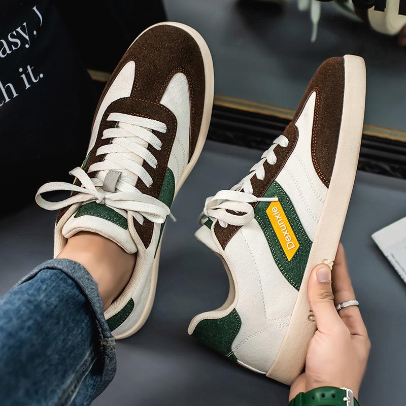 Herren Sneaker Modeschuhe Frühlingstrend Lässige Flats Sneaker Damen Neue Mode Komfort Weiß Vulkanisierte Plateauschuhe