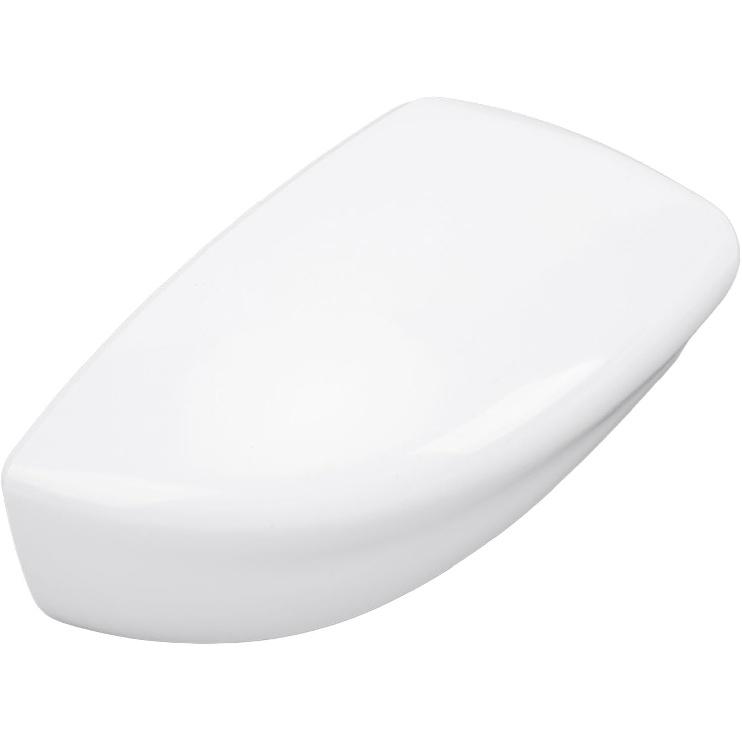 Side Mirror Cover Exterior Rearview Wing Mirror Housing Cap Unpainted White Replacement for Sentra 2012-2019 (without Turning Light Version) Right