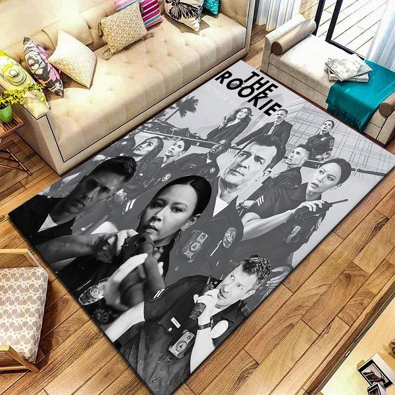 THE ROOKIE Carpet Rug for Living Room Bedroom Home Sofa Decoration,Kids play Non-slip Floor Mat