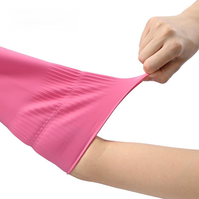 Home Cleaning Latex Gloves, Kitchen Dishwashing Waterproof, Stain-resistant, Anti-slip and Wear-resistant Gloves