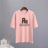 Bavlněná trička Shellsuning Oversized Dámské Léto S krátkým rukávem Trička s 3D potiskem dopisů Dámské Běžné Volné High Street Basic Tops