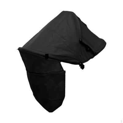 Cover, Lightweight Windshield for 2.2cm Inner Diameter Tubes, Adjustable Canopy with PVC Shade Top