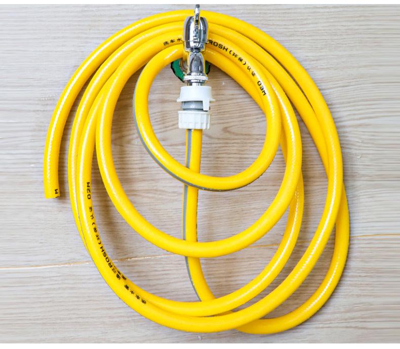 Eco-Friendly All-Season Soft Car Wash Water Hose with 4-Point PVC Pipe & Spray Gun