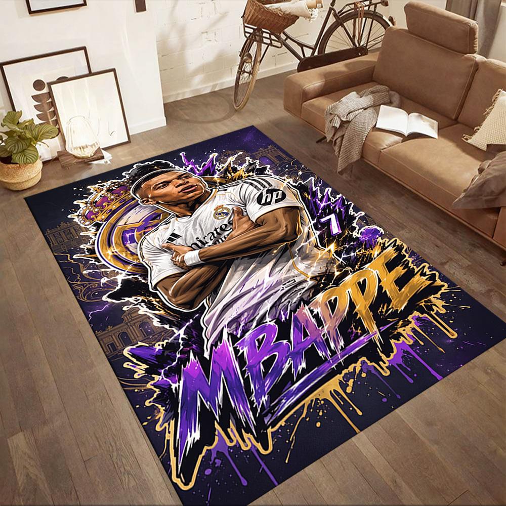 Mbappe 252 Area Rug Design for Kitchen Living Rooms Decorate Room Foyer Antislip Carpet Office Home Decor Wedding Party Gift