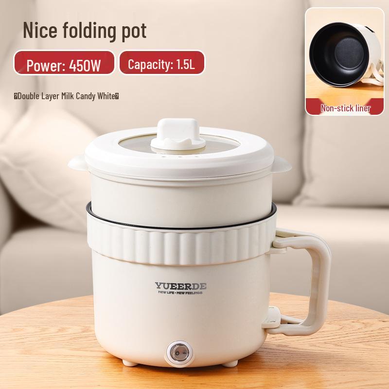 Compact Electric Mini Ramen Cooker - Multifunctional Instant Noodle Pot