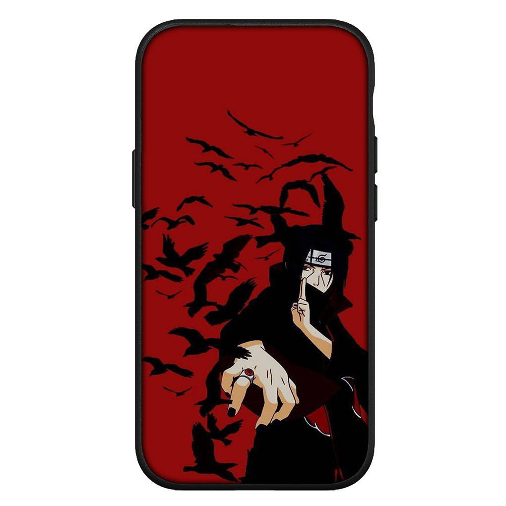 

для iPhone 16 15 Xiaomi Redmi Note 14 13 12 11 Pro Max 16e Samsung Galaxy S25 S24 S23 Moto OPPO Huawei Comics Наруто Итачи Учиха Акацуки чехол для телефона for Xiaomi Poco M6 Plus 5G