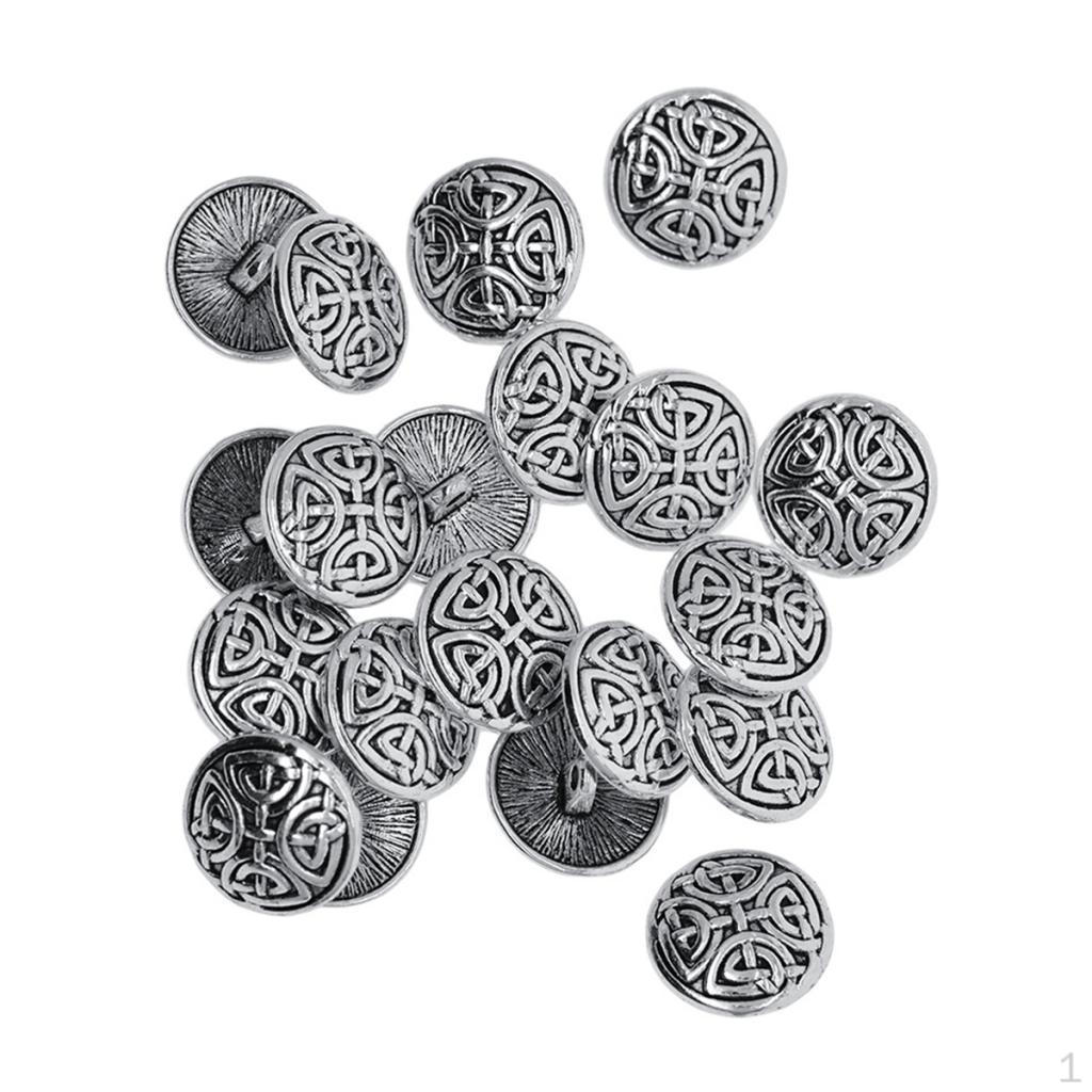 10 Pieces Sew Buttons Sewing Crafts with for Clothes Shirts Suits Coats Sweaters