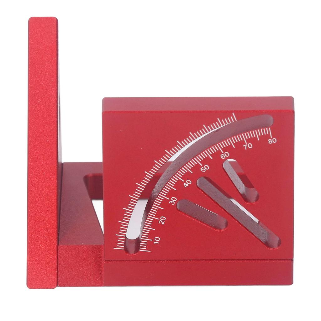 Multi Angle 3D Protractor 45 Degree Marking Ruler Essential Woodworking Line Marker Square Tool for