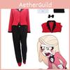 Exquisite Hazbin Hotel Charlie Cosplay Costume Uniform Full Set With Breathable Fabric
