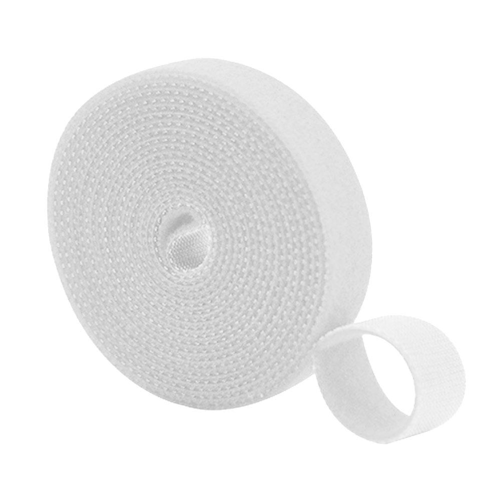 Nylon Hook Loop Cable Straps Reusable Fastening Tape Cable Ties Cord Organizer Double-Sided Hook and Loop Straps Wire Management