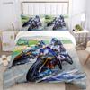 Racing enthusiast motorcycle Duvet Cover casal Comforter Beding set Soft Quilt Cover and Pillowcase for SingleDoubleQueenKing