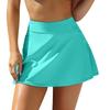 CHARMLEAKS Women Swim Skirt Short with Side Pockets Bathing Suit High Waist Swimsuit Bottom