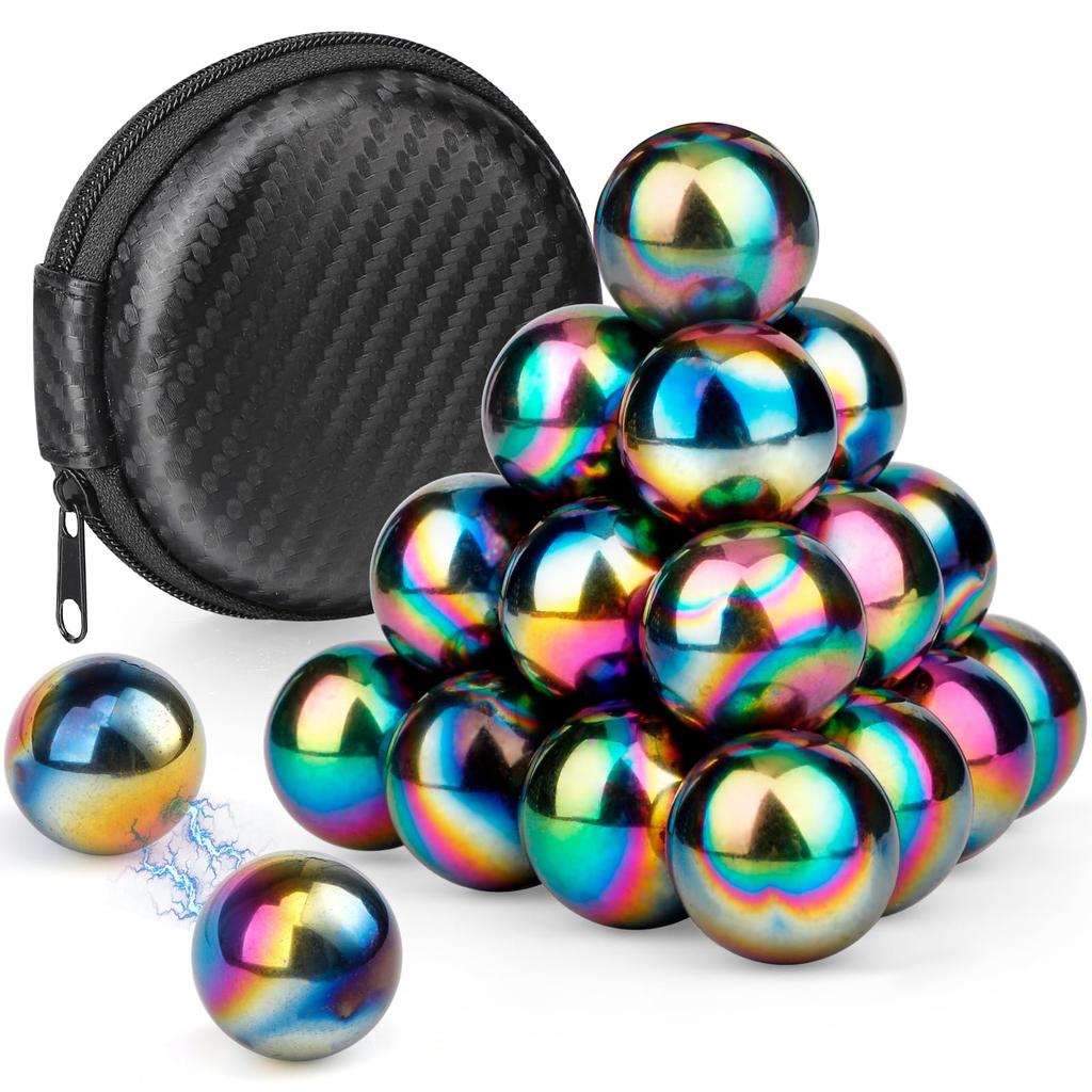 Fidget Toys Magnetkugel für Erwachsene, Schreibtisch-Gadgets Sensorisches Spiel ADHD Anti-Stress Fidgets Magnetspielzeug für Angst Autismus Geschenk