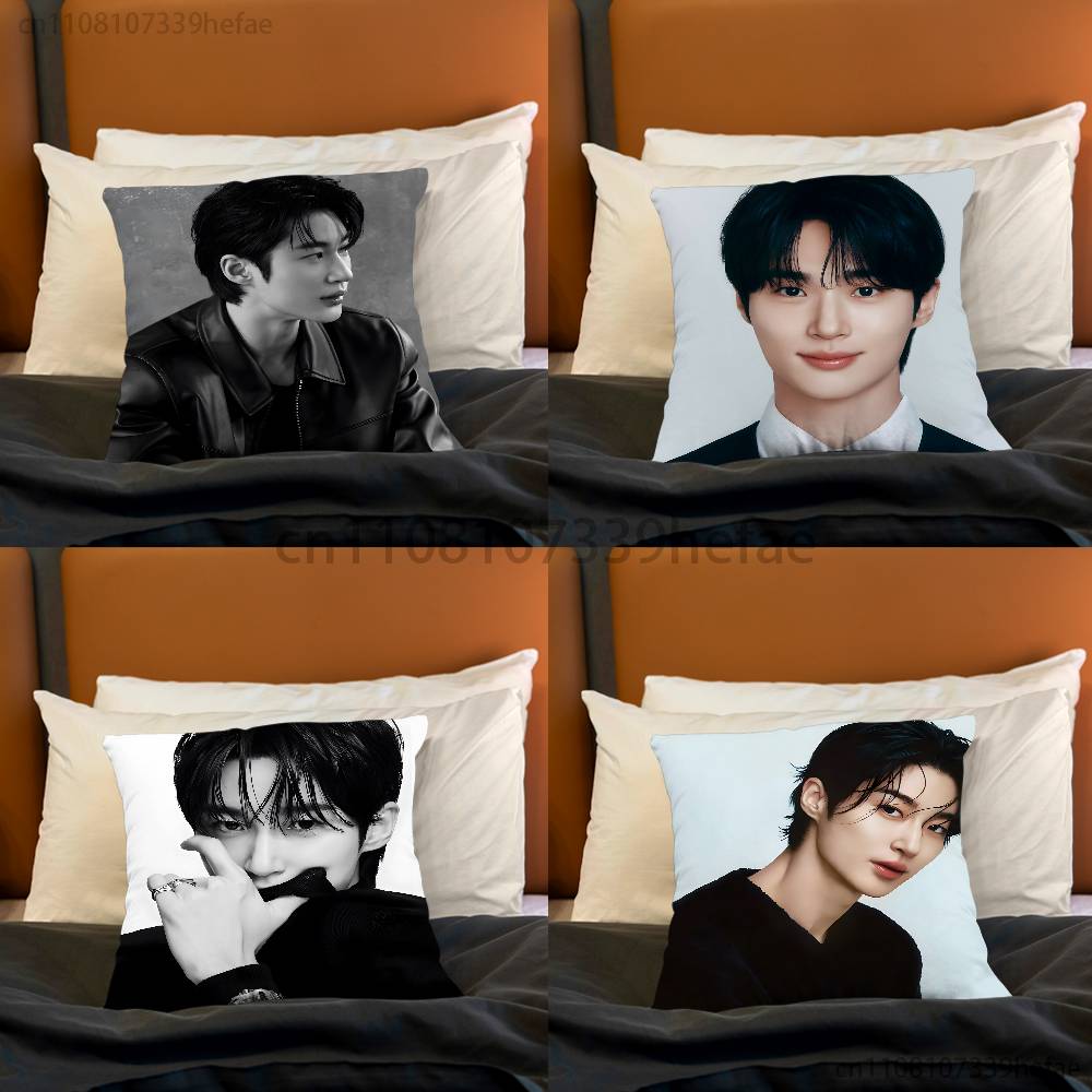 BByeon WWoo Seok Pillow Cases for Bedroom Living Room Sofa Home Decor Polyester Cushion Cover with Zipper