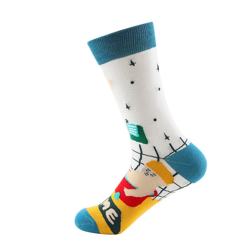 Women's Autumn and Winter Personality Street Tube Cotton Socks
