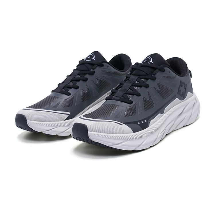RIGORER Rigor 3R Series Scorpion Colorway Non-Slip Shock Absorbing Low-Top Casual Running Shoes Unisex sneaker Gray White Z124260711-2