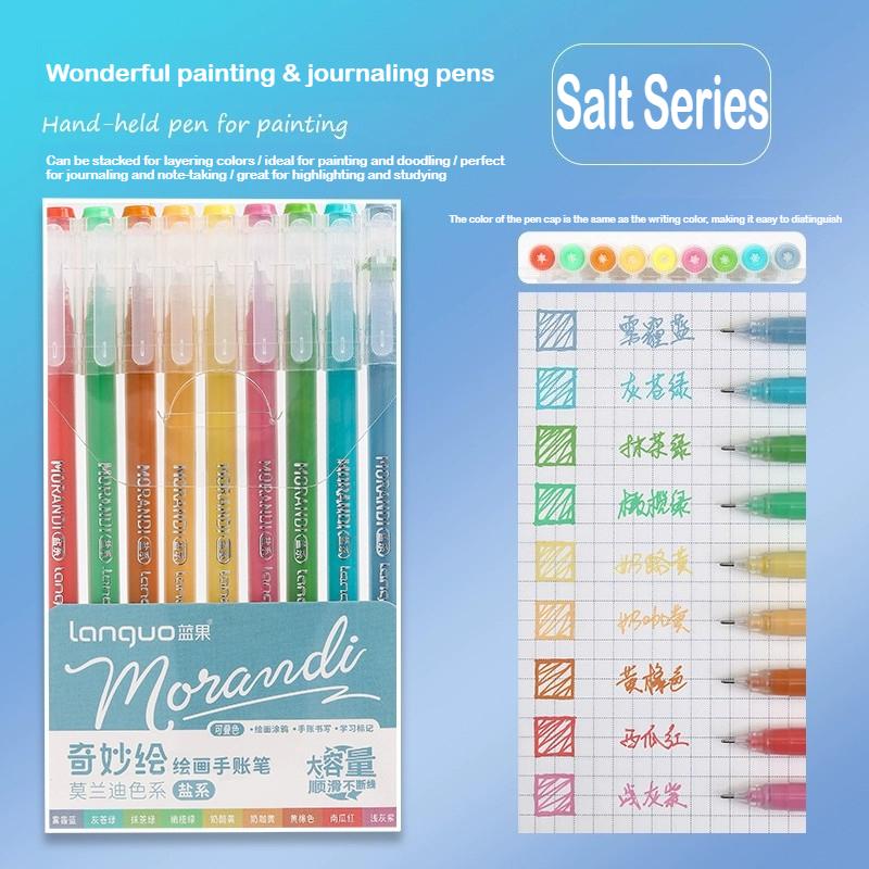 Languo 216 Colori Penna Manuale Multicolore 1,0 mm Colore Morandi Set di Penne Gel e Pennarelli Cancelleria Ufficio Forniture Scolastiche