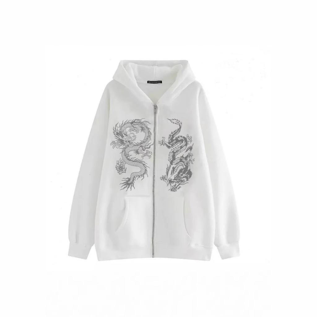 Men's and women's zipper hoodies European and American sweater hoodies