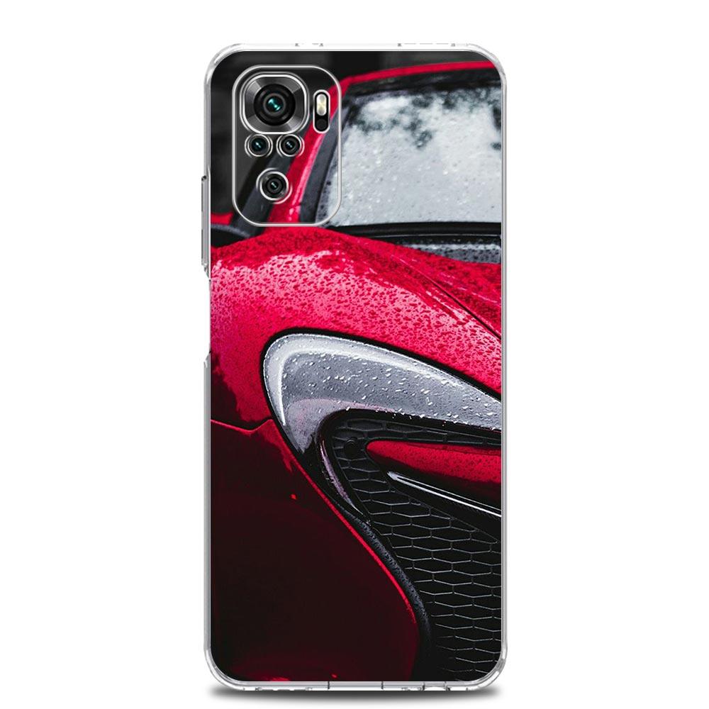 Phone Case For Xiaomi Redmi Note 13 12 5G 9S 9 8 10 11 Pro Plus 4G 9T 13C 12C 10C 9C 9A 7 Pro Clear Cover Super Car Sport