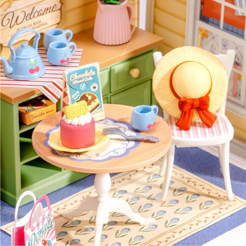 ROBOTIME Rolife 3D Puzzle Sunshine Sip Veranda DIY Miniaturhaus DWS07B