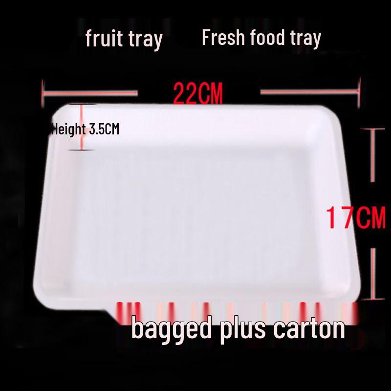 Shixun Thickened Plastic Fruit Tray, 800-Count