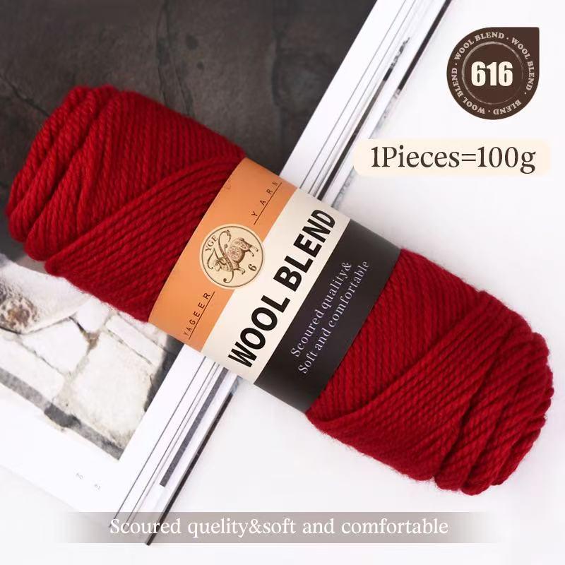 Středně silná vlna na ruční pletení pro svetry, šály a kabáty - Ideální pro DIY projekty