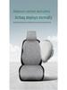 Universal Linen Car Seat Cushion - Breathable, All-Season, Half-Wrapped Cover