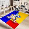 Sonic Adventure Teamwork Triumphs Carpet For Playroom Bedroom Living Room Sofa Home Decorkids Game Area Rug Nonslip Floor Mat