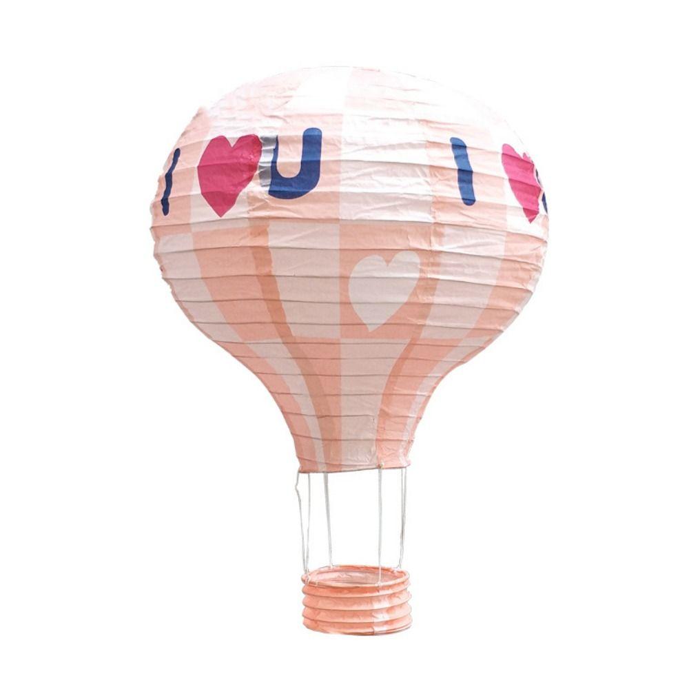 DIY Hot Air Balloon Lantern Hanging Festival Lantern Paper Lantern  for Mid- Autumn Festival