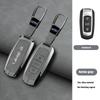 Alloy Genuine Leather Auto Intelligent Key Fob Case Cover Housing Fit For Geely Atlas Boyue Nl3 Ex7 Suv Gt Gc9 Emgrand X7 Borui Automotive Mount
