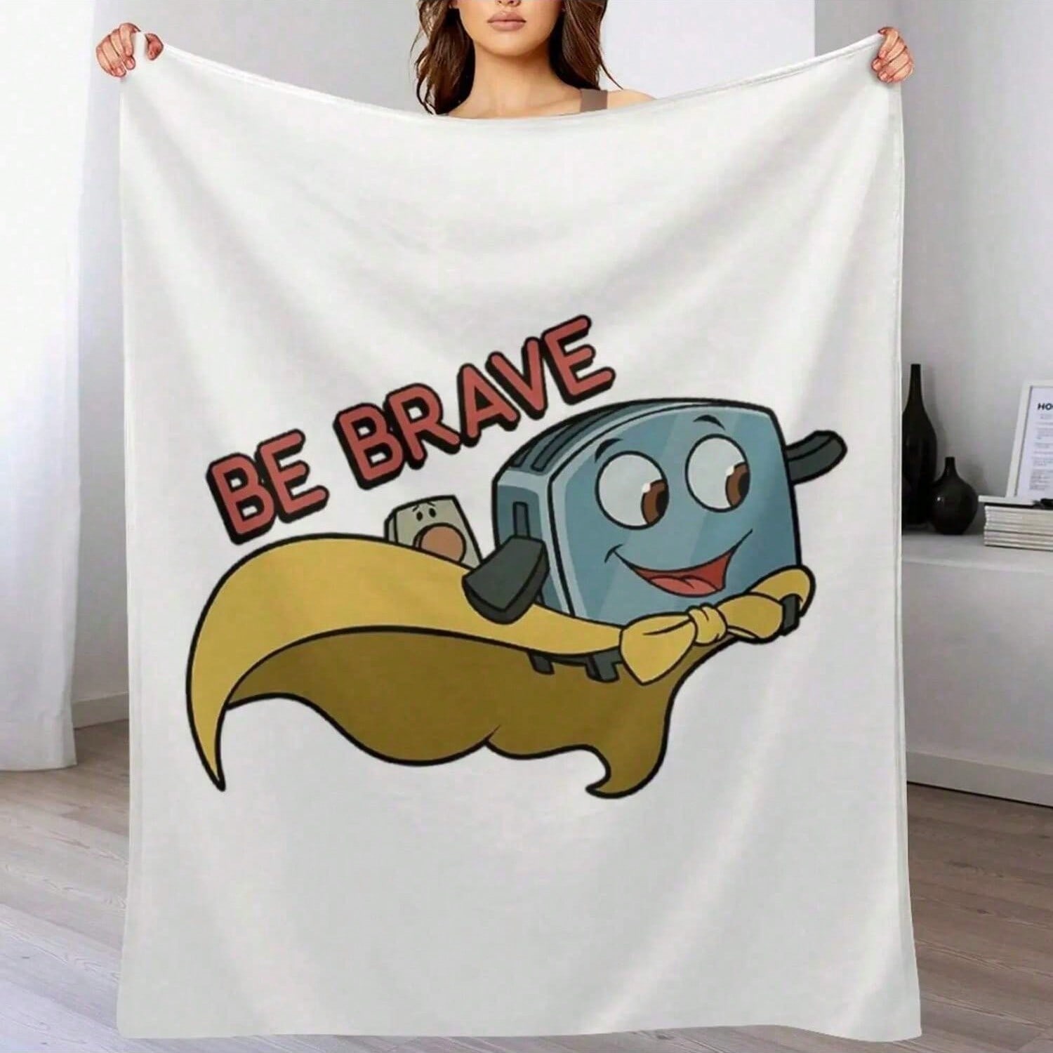 Brave Little Toaster T-ShirtBe Brave Little Toaster Throw Blanket Retros Nap Fashion Sofas Blankets S разноцветный