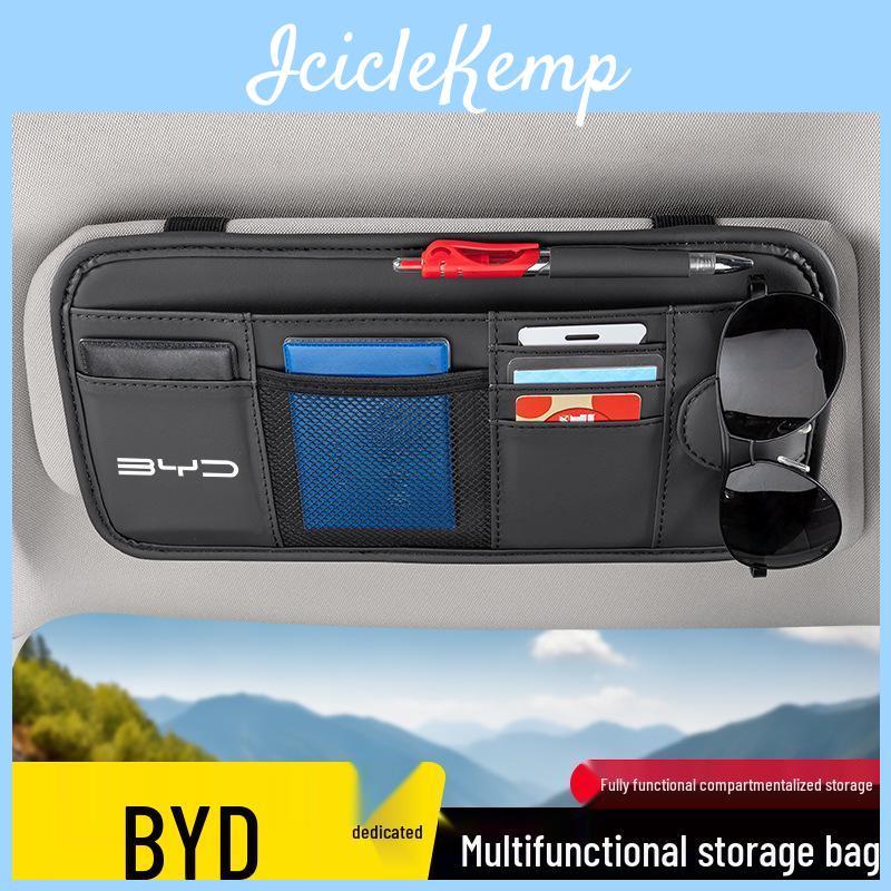 Sun Car Visor And Glasses Card Holder For Byd Han Yuan Song S7 Qin F6 Tang Seal And Destroyer Models