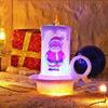 Random Style Christmas Small Night Lights LED Electronic Candles Snowman Lights Christmas Desktop Decorations