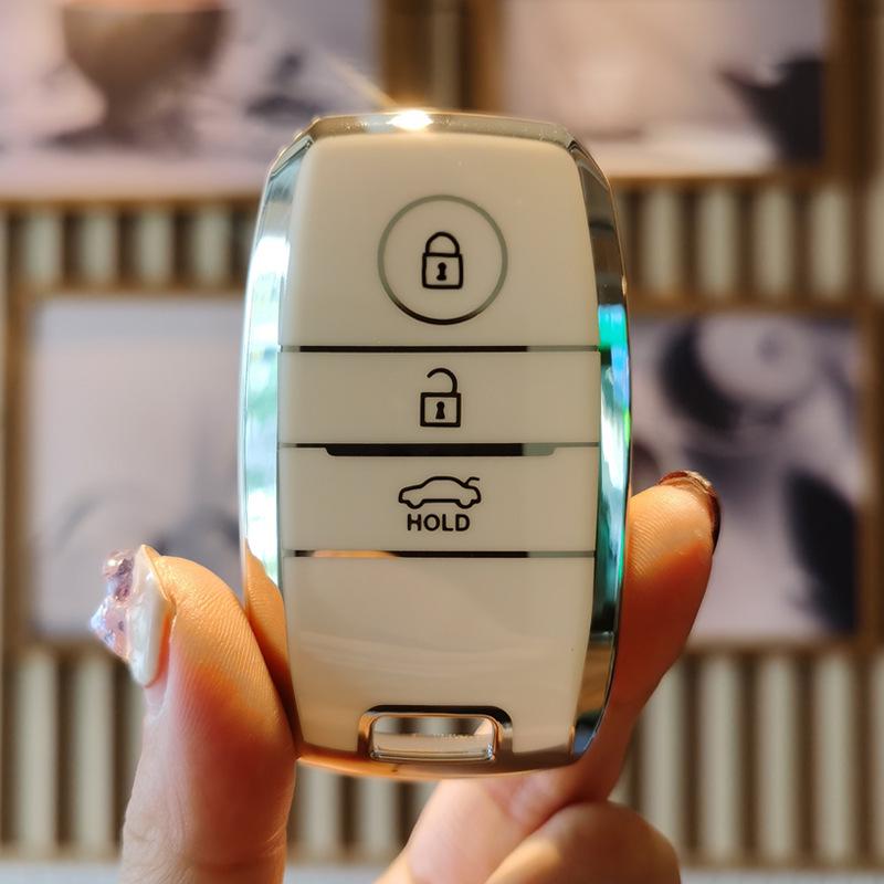 Premium Key Cover for Kia Models (K3, Sportage, K5, Seltos, KX3, K4, KX5, Niro, Carens)