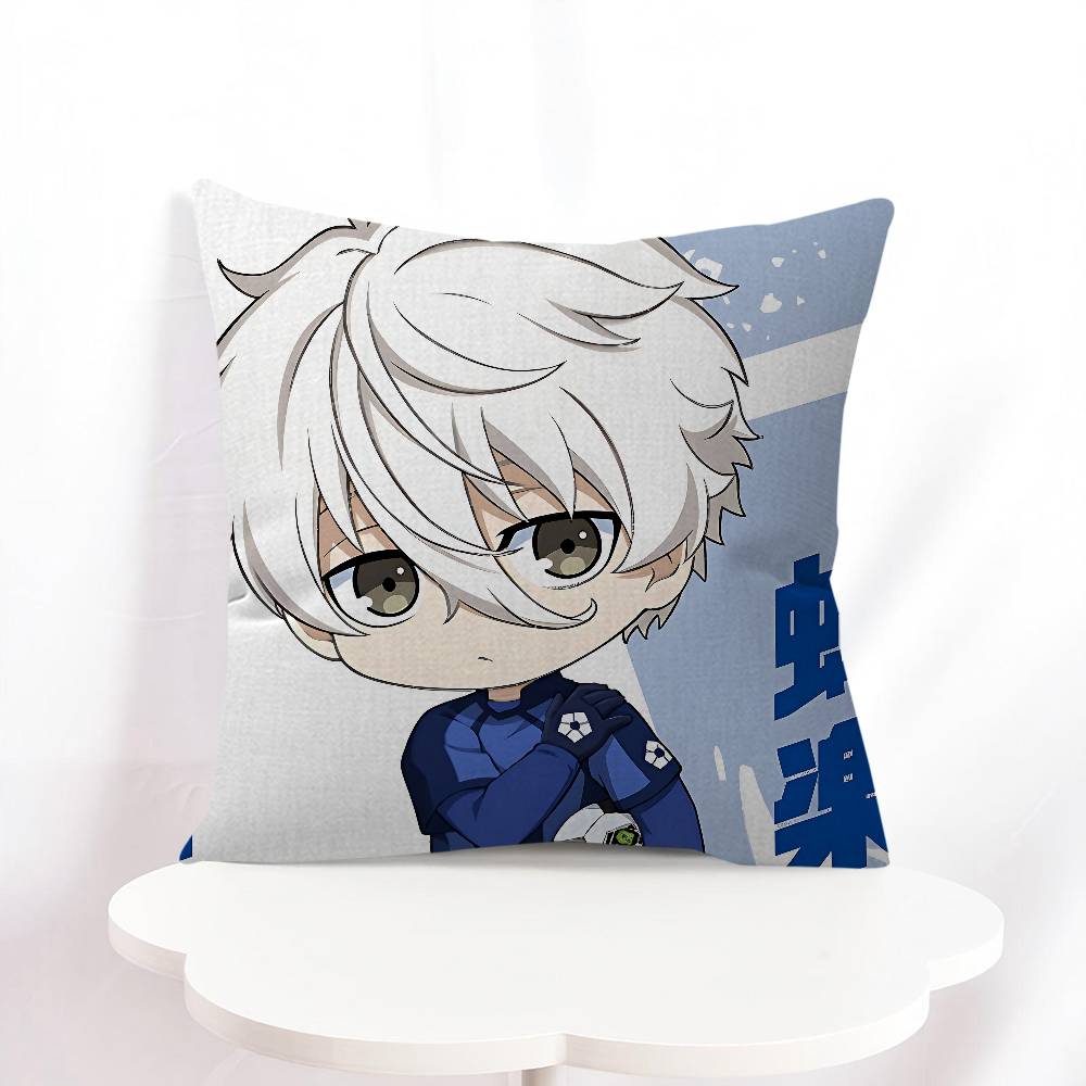 Seishiro Nagi 45*45cm Cushion Cover Pillow Cover Decor Pillowcase Home Pillowcase For Couch Pillow