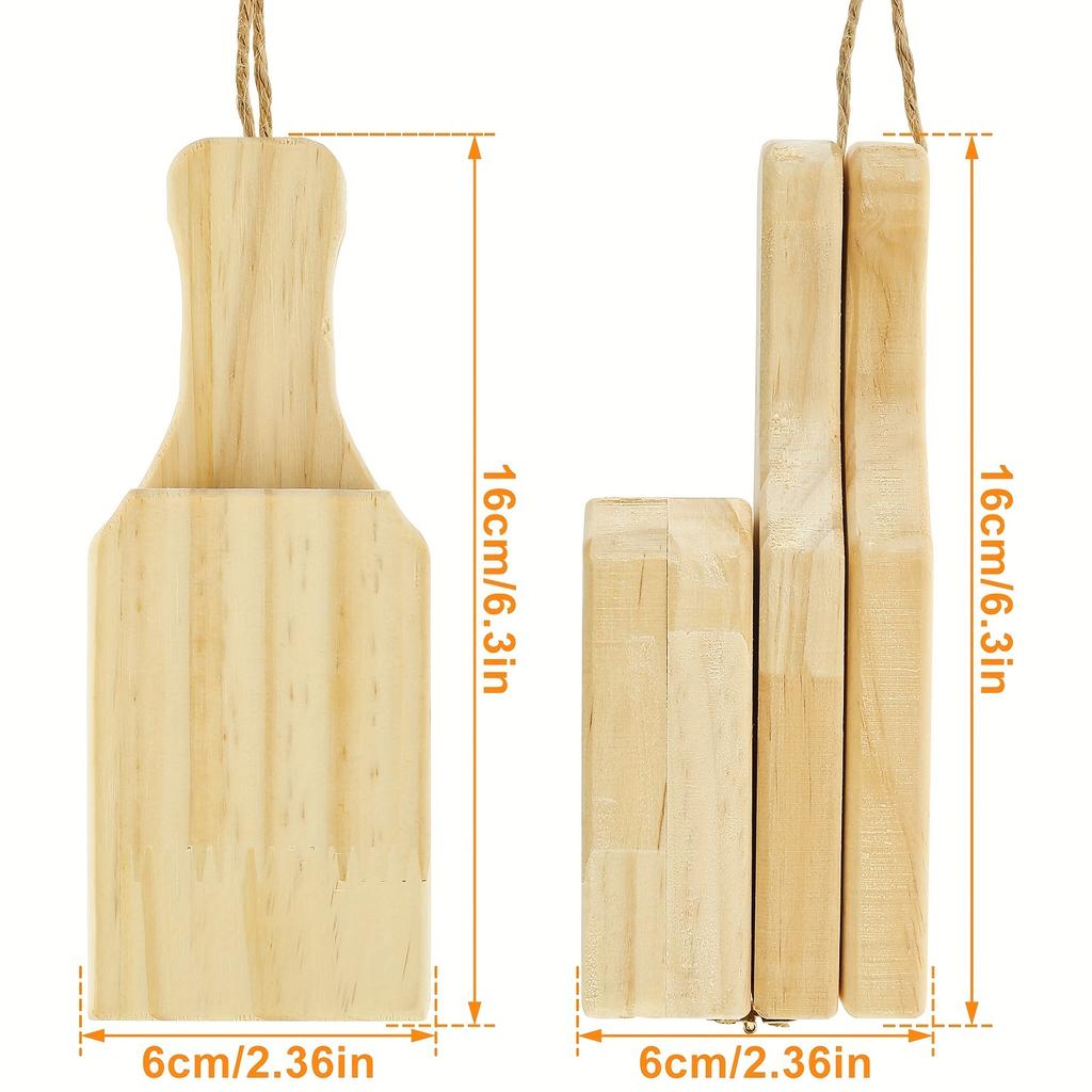 1 Piece [two-in-one] Wooden Banana Press, Potato Grinder, Foldable Kitchen Food Making Tool