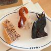 Acetic Acid Animal Acetate Hair Claw Cartoon Dog Shark Clip Fashion Cat Hair Clip  Girl