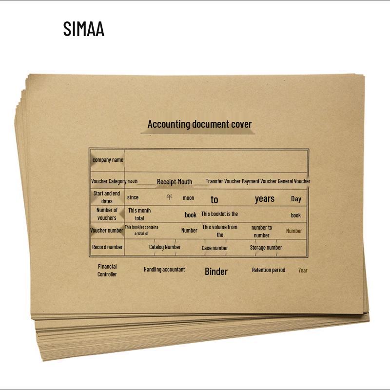 Xima A4 Horizontal Accounting Voucher Cover