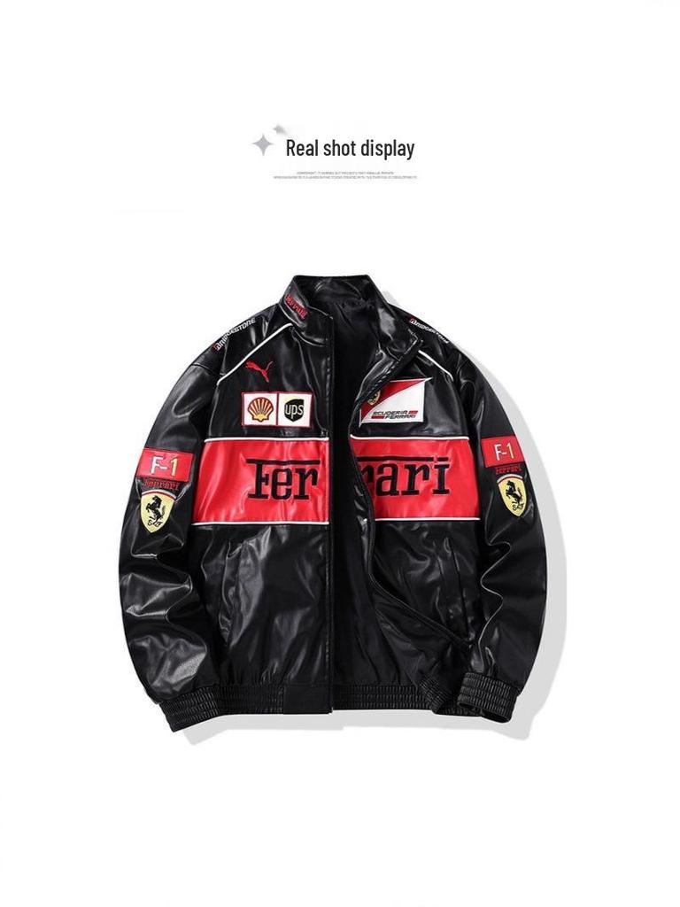 2025 Men's All-Season Waterproof Leather Motorcycle Jacket - Warm, Touring Gear for Cycling & Winter